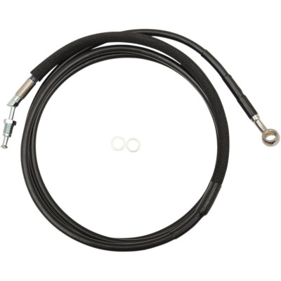 Durite d'embrayage hydraulique - L 203,5 cm, 80-1/8" - T 254 mm, 10" - Harley Davidson Road Glide à partir de 2017 - noir
