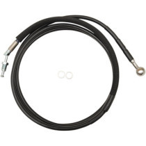 Durite d'embrayage hydraulique - L 203,5 cm, 80-1/8" - T 254 mm, 10" - Harley Davidson Road Glide à partir de 2017 - noir