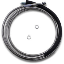 Durite d'embrayage hydraulique - L 188,3 cm, 74-1/8" - T 102 mm, 4" - Harley Davidson Touring à partir de 2017 - inox
