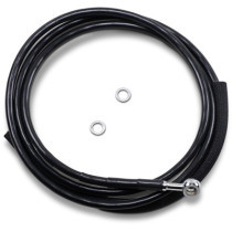 Durite d'embrayage hydraulique - L 188,3 cm, 74-1/8" - T 102 mm, 4" - Harley Davidson Touring à partir de 2017 - noir