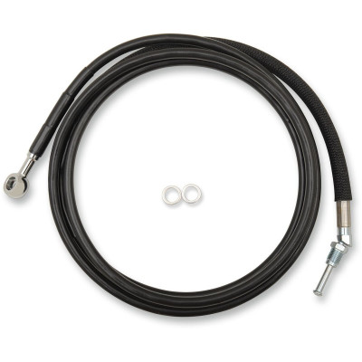 Durite d'embrayage hydraulique - L 208,5 cm, 82" - T 305 mm, 12" - Harley Davidson Touring à partir de 2017 - noir