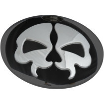 Trappe de réservoir carburant Skull - Harley Davidson Touring à partir de 2008 - noir