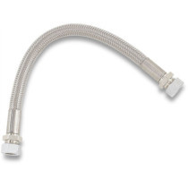 Durite de carburant Crossover - L 21 cm, 8-1/4" - D 7,9 mm, 5/16" - Harley Davidson Touring de 1997 à 2007 - inox tressé