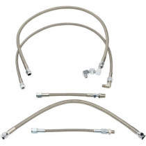 Kit durites d'huile - x5 - Harley Davidson Sportster de 1986 à 1990 - inox tressé
