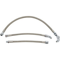 Kit durites d'huile - x3 - Harley Davidson Sportster de 1994 à 2003 - inox tressé
