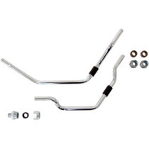 Kit de durites d'huile - rigides - Harley Davidson Softail 1992/1999 - chromé