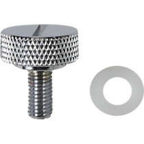 Vis de selle Slotted - 1/4"-28 - Harley Davidson - chromé
