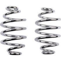 Kit ressorts de selle cylindrique - 4", 102 mm - Harley Davidson - chromé