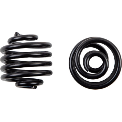 Kit ressorts de selle cylindrique - 2", 51 mm - Harley Davidson - noir