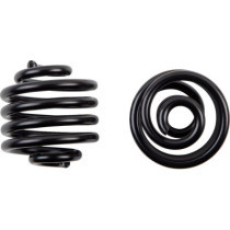 Kit ressorts de selle cylindrique - 2", 51 mm - Harley Davidson - noir
