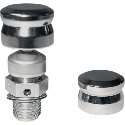 Bouchons de décompression - Harley Davidson - chromé