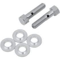 Kit vis de reniflard 3/8"-16 X 1.5" - Harley Davidson moteur Twin Cam de 1992 à 2017 - chromé