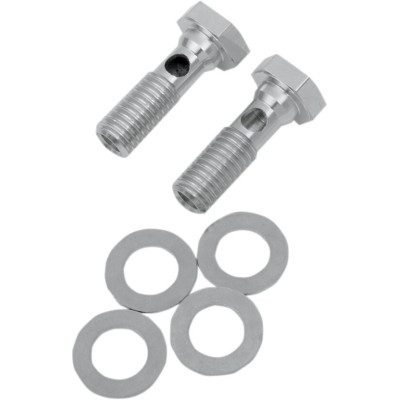 Kit vis de reniflard 1/2"-13 X 1.5" - Harley Davidson Evo à partir de 1993 - chromé