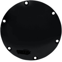 Derby cover - Harley Davidson Sportster à partir de 2004 - Noir brillant