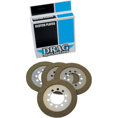 Disques garnis d'embrayage - x 4 - Harley Davidson FL, EL de 1941 à 1967 - kevlar