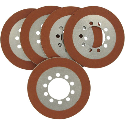 Disques garnis d'embrayage - x 5 - Harley Davidson Big Twin de 1968 à 1984 - céramique