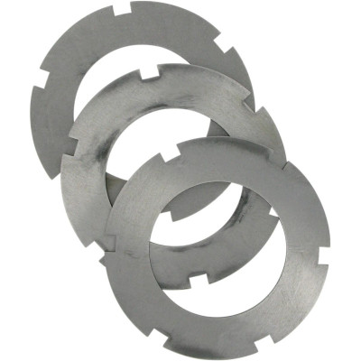 Disques lisse d'embrayage - x 3 - Harley Davidson Big Twin de 1941 à 1967 - acier