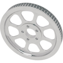 Poulie courroie de transmission 70 dents - l 28,6 mm, 1,125" - Harley Davidson Softail de 2000 à 2006 - chromé