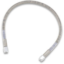 Durite de frein universelle - 40,5 cm, 16" - AN 3 - Harley Davidson - inox tressé