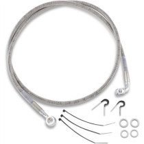 Kit durite de frein avant - taille origine - Harley Davidson Softail Springer de 1995 à 2006 - inox tressé