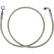 Kit durite de frein avant - taille origine - Harley Davidson Sportster XLC de 1996 à 1998 - inox tressé