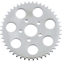 Couronne arrière de transmission chaîne 530 - 46 dents - déport 0,23" - Harley Big Twin 1973/1984, Sportster 1979/1981 - chromé