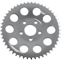 Couronne arrière de transmission chaîne 530 - 49 dents - déport 0,46" - Harley Davidson FXRS, FXR de 1982 à 1985 - chromé