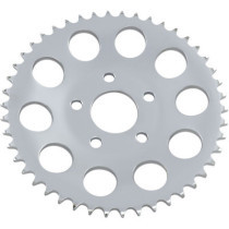 Couronne arrière de transmission chaîne 530 - 46 dents - déport 0,46" - Harley Davidson FXRS, FXR de 1982 à 1985 - chromé