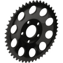 Couronne arrière de transmission chaîne 530 - 48 dents - déport 0,46" - Harley Davidson FXRS, FXR de 1982 à 1985 - noir