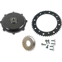 Kit conversion de chaîne - pignon + couronne - Harley Davidson Touring de 2009 à 2016 - noir