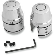 Caches pour boulon de suspension -fixation amortisseurs - Harley Davidson sportster de 2000 à 2003 - chromé