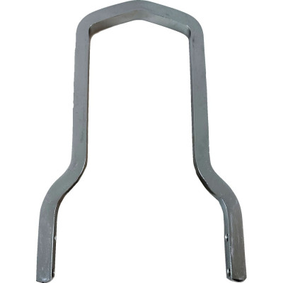 Sissy-Bar carrée - H 25,4 cm x l 19,1 cm - Harley Davidson Dyna 2000/2005, Sportster à partir de 2004 - chromé