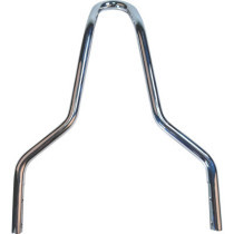 Sissy-Bar arrondie - H 27,94 cm x l 27,94 cm - Softail FXST de 2006, Fat Boy 2007/2017, Touring à partir de 2009 - chromé