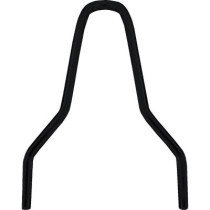 Sissy-Bar arrondie - Harley Davidson Dyna Wide Glide, Fat Bob 2010/2017, Fat Bob à partir de 2018 - noir