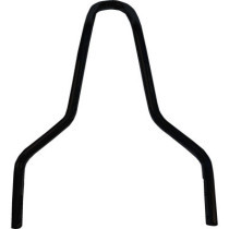 Sissy-Bar arrondie - Harley Davidson Softail FXST de 2006, Fat Boy 2007/2017, Touring à partir de 2009 - noir