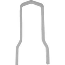 Sissy-Bar carrée - H 28,2 cm x l 17 cm - Harley Davidson Dyna Low Rider, Super Glide de 1999 à 2001 - chromé