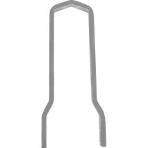 Sissy-Bar carrée - H 32,53 cm x l 17 cm - Harley Davidson Dyna Low Rider, Super Glide de 1999 à 2001 - chromé