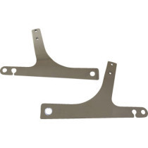 Platines latérales de Sissy-Bar - Harley Davidson Dyna de 1996 à 2005 - chromé