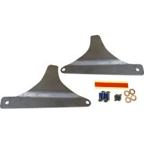 Platines latérales de Sissy-Bar - Harley Davidson Softail 2000/2006, Fat Boy 2000/2017 - chromé