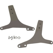 Platines latérales de Sissy-Bar - Harley Davidson FXR de 1982 à 2000 - chromé