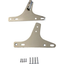 Platines latérales de Sissy-Bar - Harley Davidson FL de 1965 à 1984 - chromé