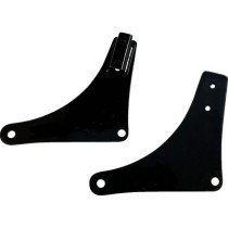 Platines latérales de Sissy-Bar - Harley Davidson Softail Blackline, Slim de 2011 à 2017 - noir