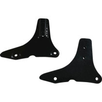 Platines latérales de Sissy-Bar - Harley Davidson Road King, Street Glide à partir de 2014 - noir