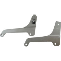 Platines latérales de Sissy-Bar - Harley Davidson Softail FLDE, FLHC, FLSL, FXBB à partir de 2018 - chromé