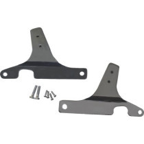 Platines latérales de Sissy-Bar - Harley Davidson FXWG 1980/1986, Softail FXST 1984/1999 - chromé
