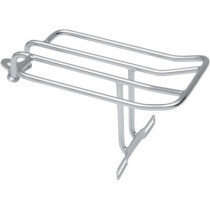 Porte-bagage de garde-boue - L 26,5 cm, 10-1/2" - Harley Davidson Softail Heritage Classic de 2006 à 2017 - chromé