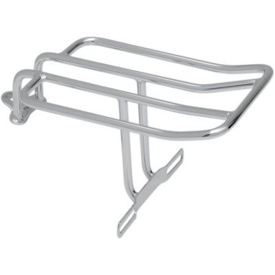 Porte-bagage de garde-boue - L 23,5 cm, 9-1/4" - Harley Davidson Dyna de 2006 à 2017 - chromé
