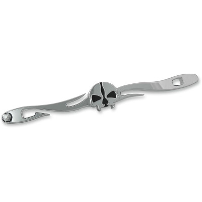 Biellette sélecteur de boîte de vitesse Skull - Harley Davidson Softail de 1986 à 2017 - chromé