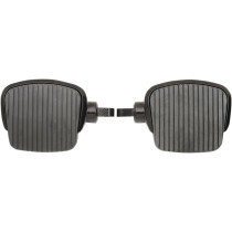Mini repose-pieds Conducteur - L 3,5" x  l 4" - montage mâle - noir