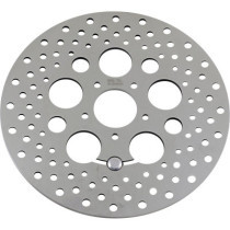 Disque de Frein Avant Drilled - 11,8" - Harley Davidson Touring de 2008 à 2013 - inox poli